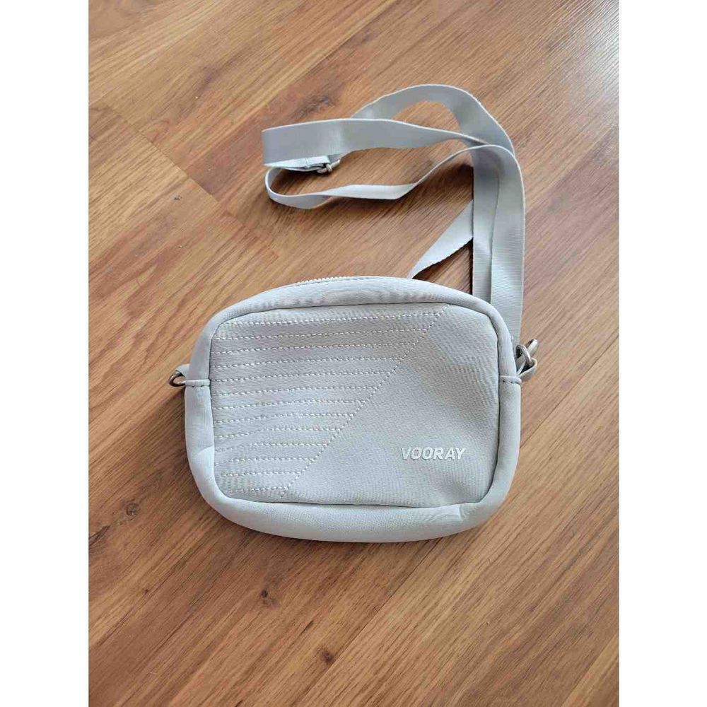 Vooray Gray Quilted Neoprene Crossbody Bag Small Travel Sling‎ Waist Pack